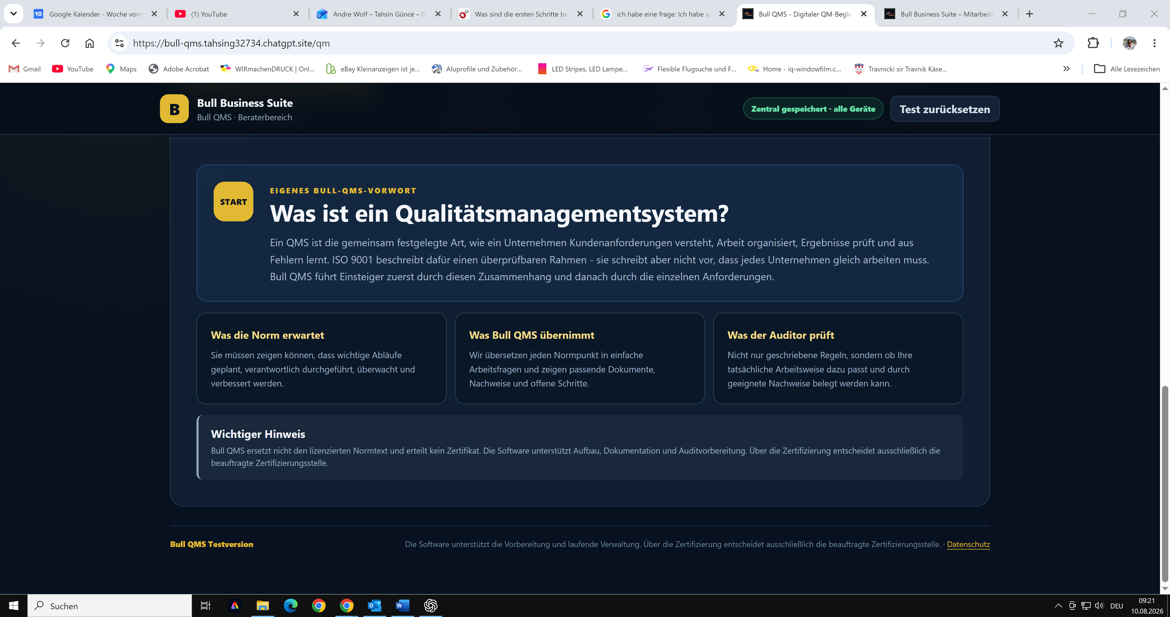 Orientierung im Qualitätsmanagement